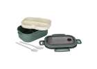 Breakfast lunchbox split 1200ml green 9
