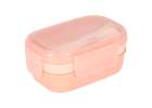 Breakfast lunchbox split 1900ml pink 2