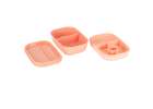 Breakfast lunchbox split 1900ml pink 7