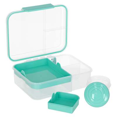 Breakfast lunchbox split 2200ml mint