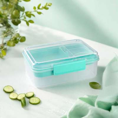 Breakfast lunchbox split 2200ml mint