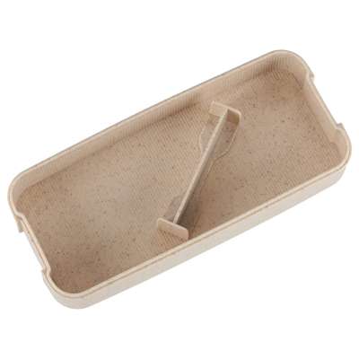 Breakfast lunchbox split 750ml beige