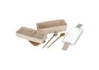 Breakfast lunchbox split 750ml beige 10