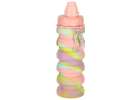 Butelka na wodę bidon silikonowy składany z uchwytem sportowy 500ml tęczowy 4