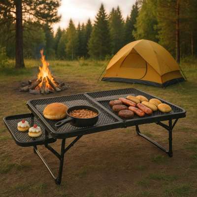 Camping touring table 98x70x40x32cm