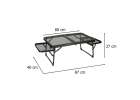 Camping touring table 98x70x40x32cm 10