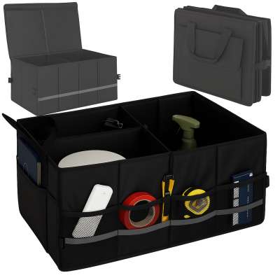 Car boot big organiser bag with reflective tape