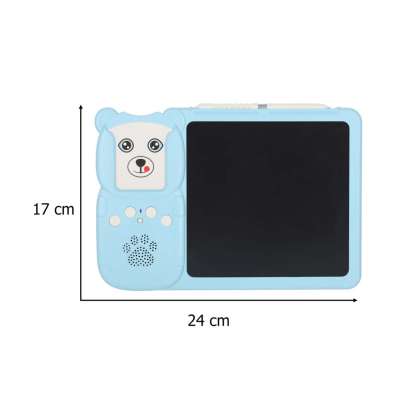 Card reader for learning English vocabulary fade 8.5'' fiche blue