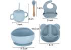 Children's 8-piece silicone cookware mint 11