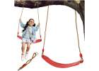 Children's garden swing flat durable red 1