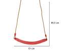 Children's garden swing flat durable red 10