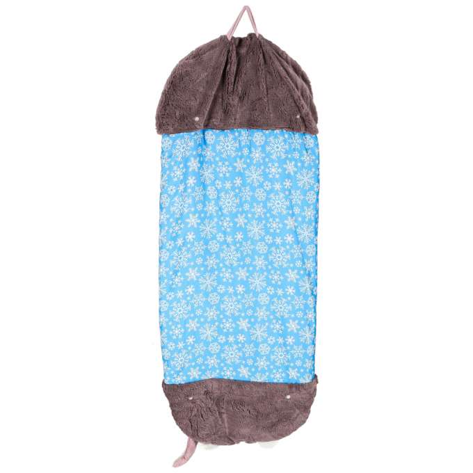 Children's hiking sleeping bag 135x50cm blue