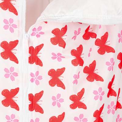 Children's hiking sleeping bag 135x50cm pink