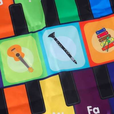 Children's interactive dance mat 8 instruments 10 melodies
