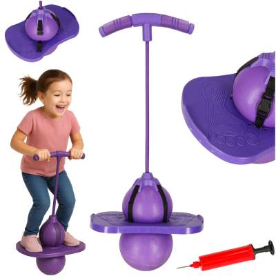 Children's pogo balance jumper purple