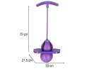 Children's pogo balance jumper purple 10