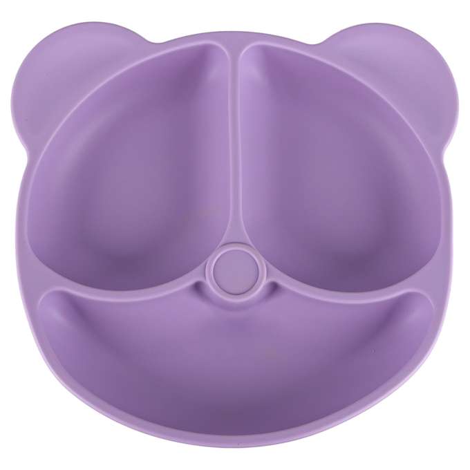 Children's silicone utensils 8 el. purple