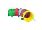Children's tunnel tent garden track self-folding home garden large folding caterpillar 3