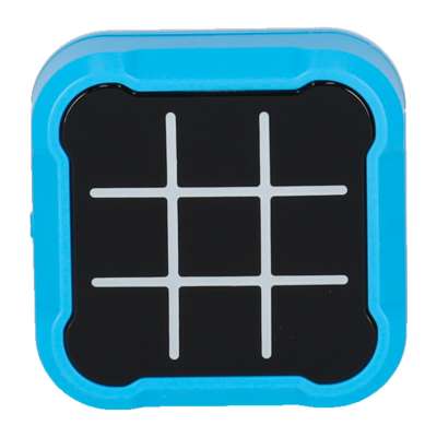 Circle and crosses electronic game blue