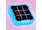 Circle and crosses electronic game blue 8