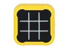 Circle and crosses electronic game yellow 7