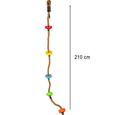 Climbing rope swing climbing rope with platform knots 200cm