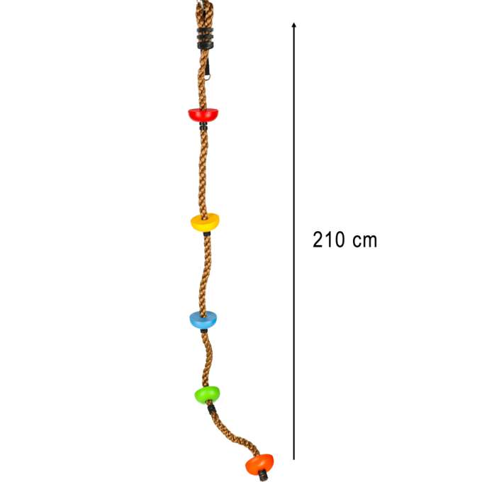 Climbing rope swing climbing rope with platform knots 200cm