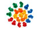 Climbing stones children's climbing frames colourful 20 pcs + screws 2