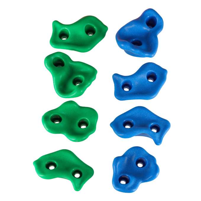 Climbing stones children's climbing frames colourful 20 pcs + screws