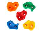 Climbing stones children's climbing frames colourful 20 pcs + screws 5