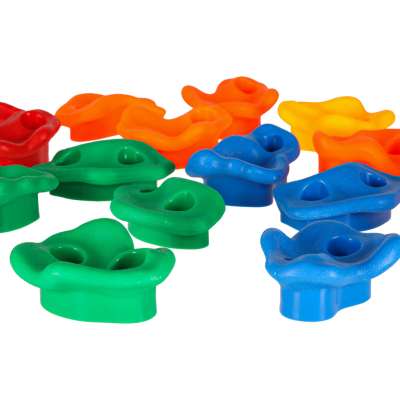 Climbing stones children's climbing frames colourful 20 pcs + screws