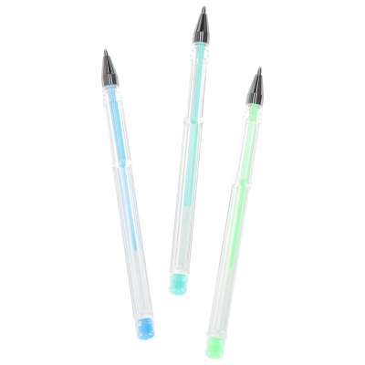 Coloured gel pens in a case 100pcs + 100 caps