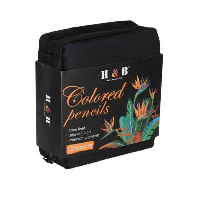 Coloured pencils in case 120pcs.
