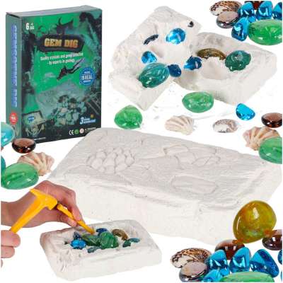 Diamond mine stones excavation accessories archaeological set