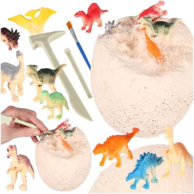 Dinosaurs excavation dinosaur egg 12 figures archaeological set
