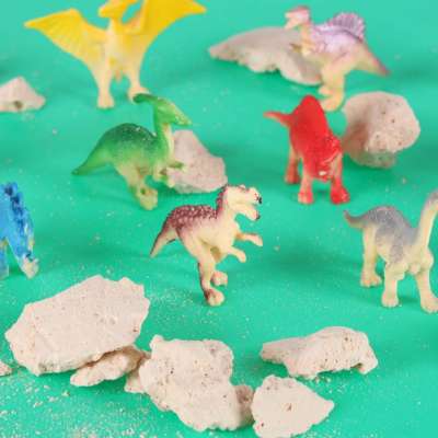 Dinosaurs excavation dinosaur egg 12 figures archaeological set