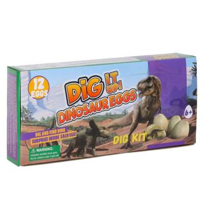 Dinosaurs excavation dinosaur eggs figures archaeological set 12 eggs