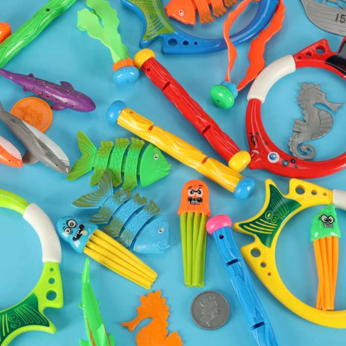 Diving water pool toys 27 pieces