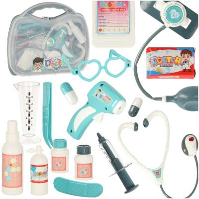 Doctor's kit in a suitcase small doctor light sound