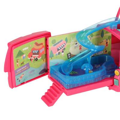 Doll Camper Van Playset with Accessories Doll Pool