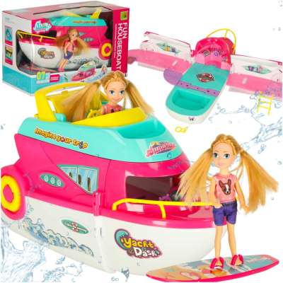 Dolls' boat folding yacht doll accessories