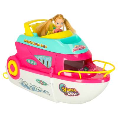 Dolls' boat folding yacht doll accessories
