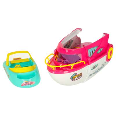Dolls' boat folding yacht doll accessories