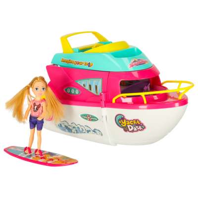 Dolls' boat folding yacht doll accessories