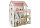 Domek dla lalek drewniany LULILO Peonio 70cm LED róż 9