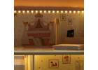 Domek dla lalek drewniany LULILO Peonio 70cm LED róż 14