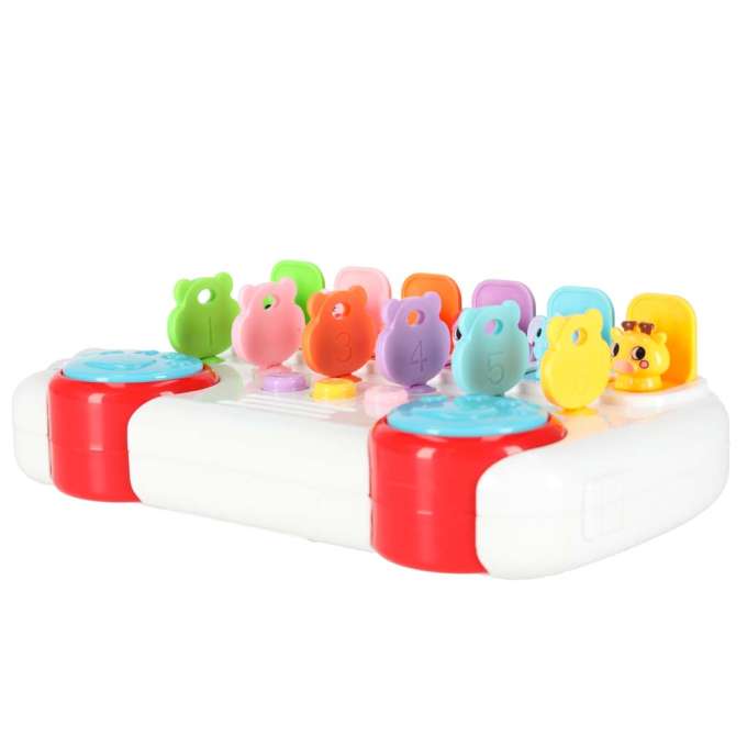Educational bus playing pop-up animals keys