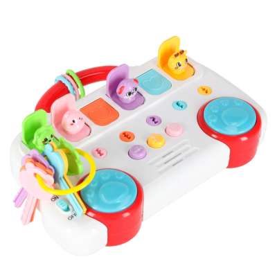 Educational bus playing pop-up animals keys