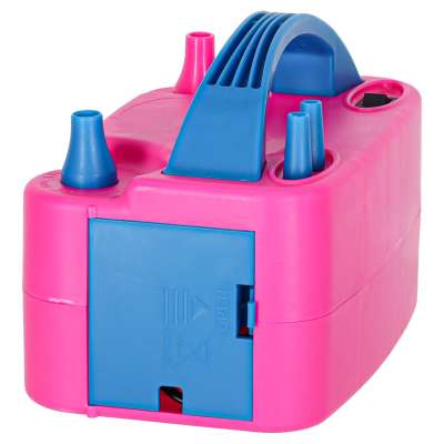 Electric balloon pump strong for 2 balloons 2 pumping nozzles