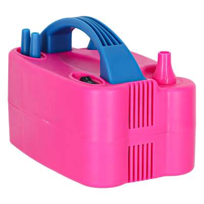 Electric balloon pump strong for 2 balloons 2 pumping nozzles